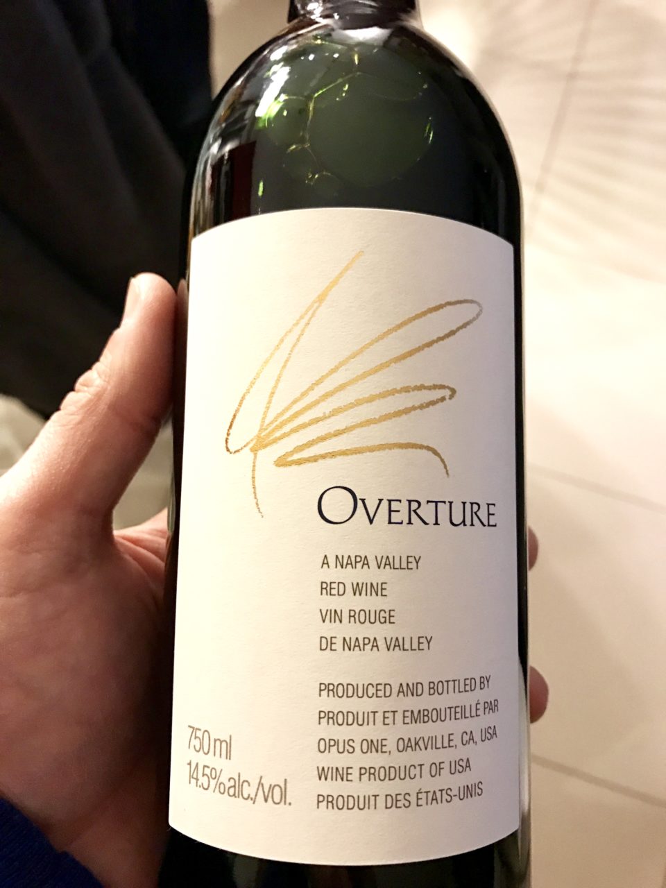 Overture と言う高級ワイン | 岡崎博之BLOG